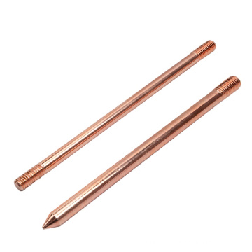 High tensile copper weld earth rod lightning rods price copper bonded ground rod